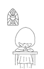 Coloring pages to pray