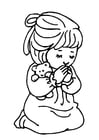 Coloring pages to pray