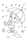 Coloring pages to rain