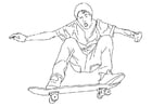 Coloring pages to skate