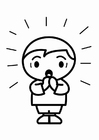 coloring-page to startle