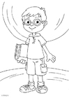 Coloring pages to wear glasses