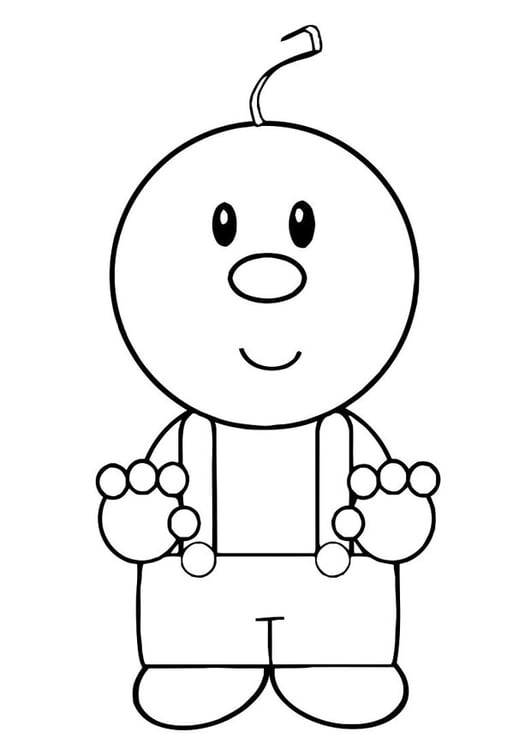 Coloring page toddler