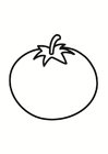 Coloring pages tomato
