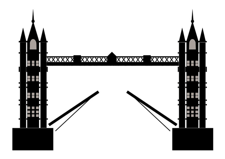 Coloring page Tower Bridge