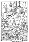 Coloring page towers