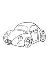 Coloring page toy car