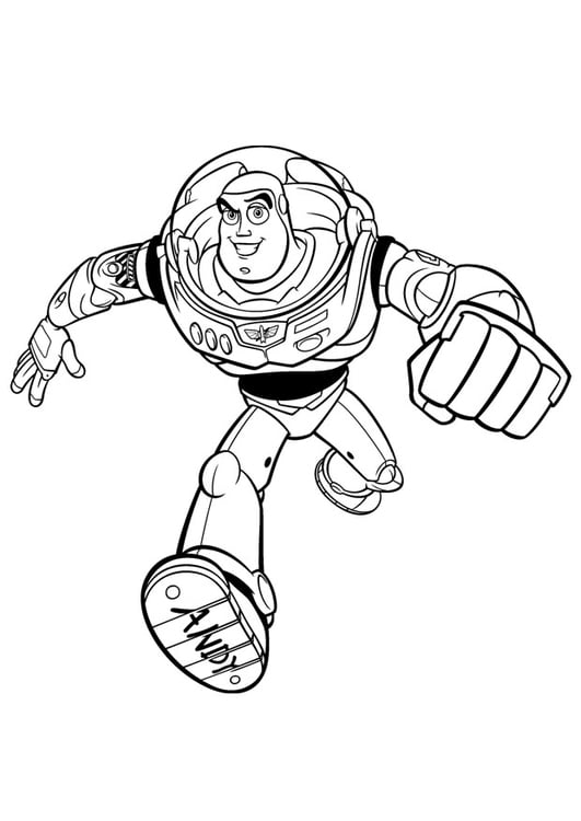 Coloring page Toy Story - Buzz Lightyear
