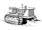 Coloring pages tractor