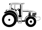 Coloring pages tractor
