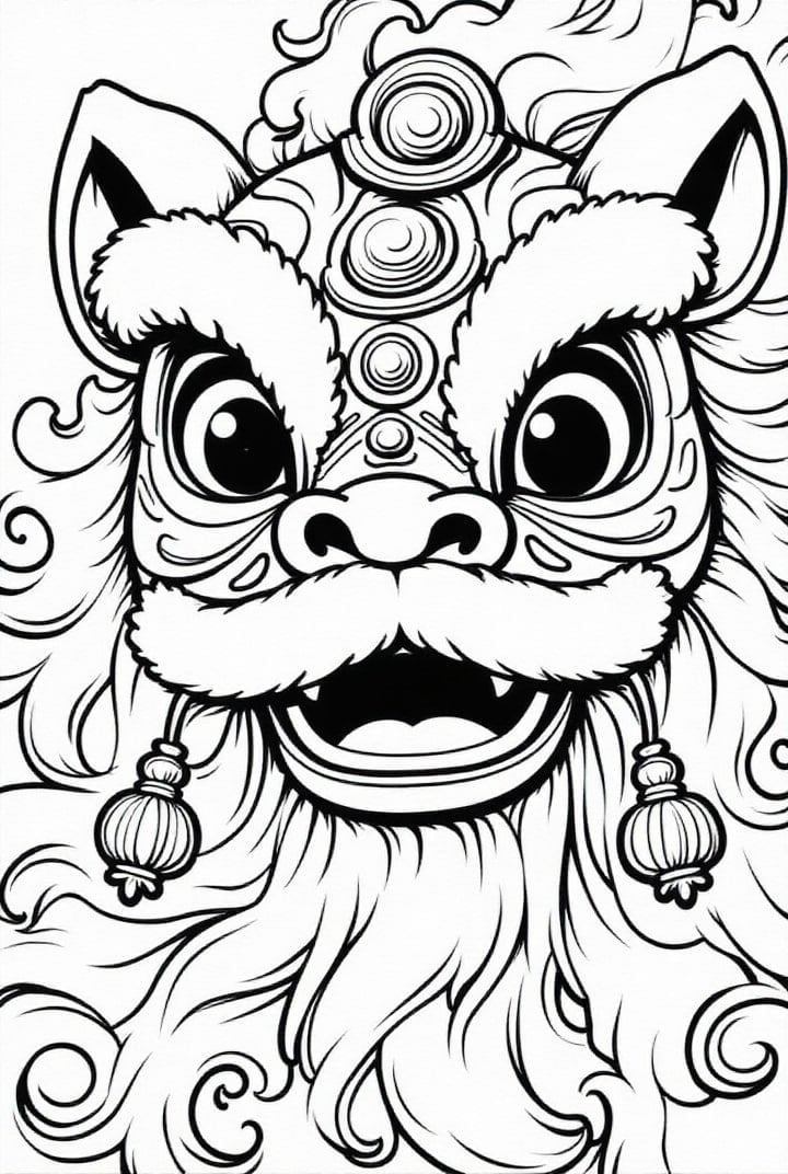 traditional chinese dragon mask
