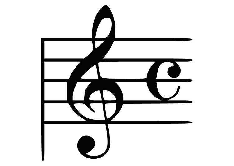 Coloring Page treble clef free printable coloring pages Img 9854