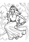 Coloring pages tree queen Gellie