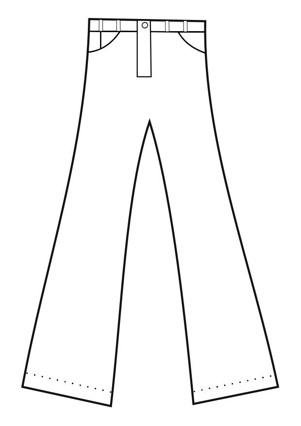 Pants Coloring Page