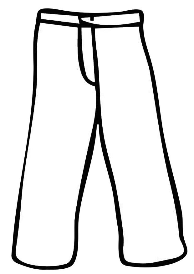 Pants Coloring Page
