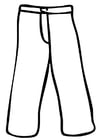 Coloring page trousers