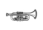 Coloring pages trumpet