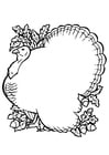 Coloring pages turkey