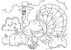 Coloring pages turkey