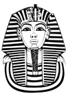 Coloring pages Tutankhamun