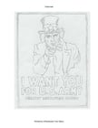 Coloring pages Uncle Sam