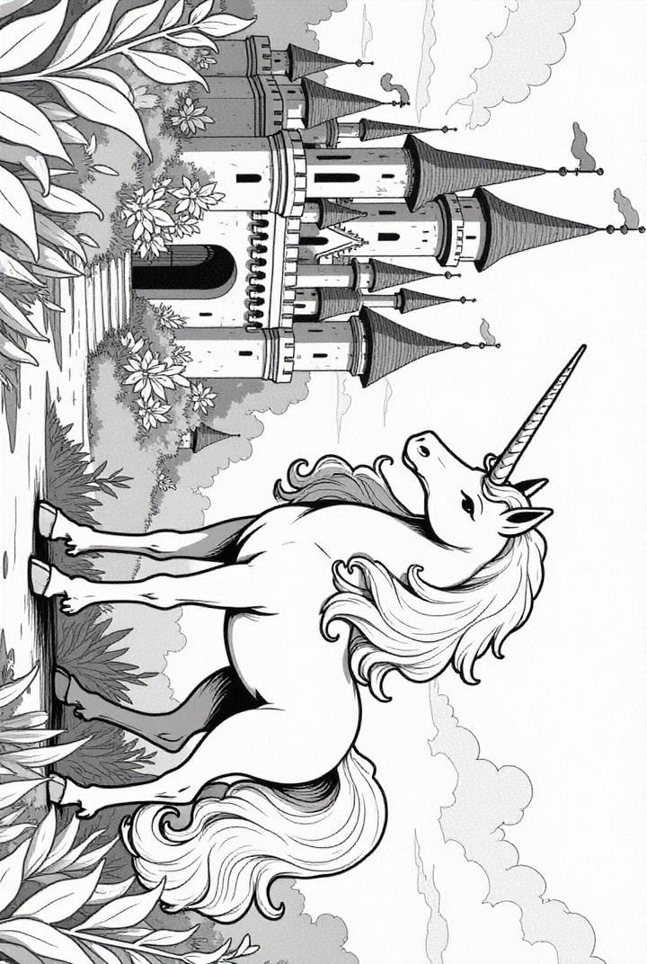 Unicorn for castle