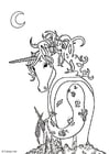 Coloring pages unicorn