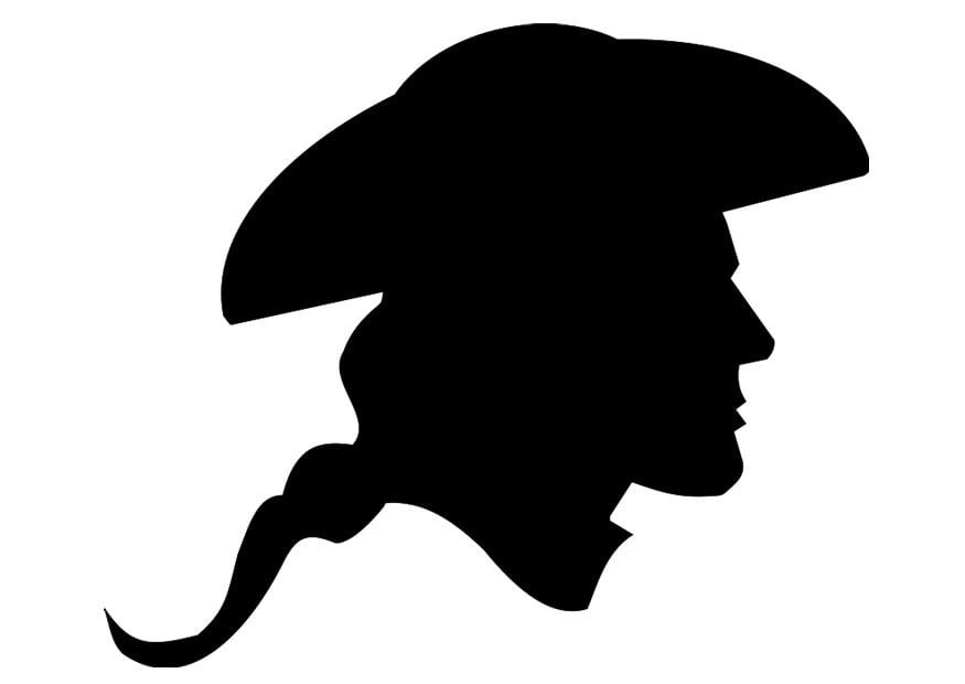 Coloring page USA revolutionary soldier