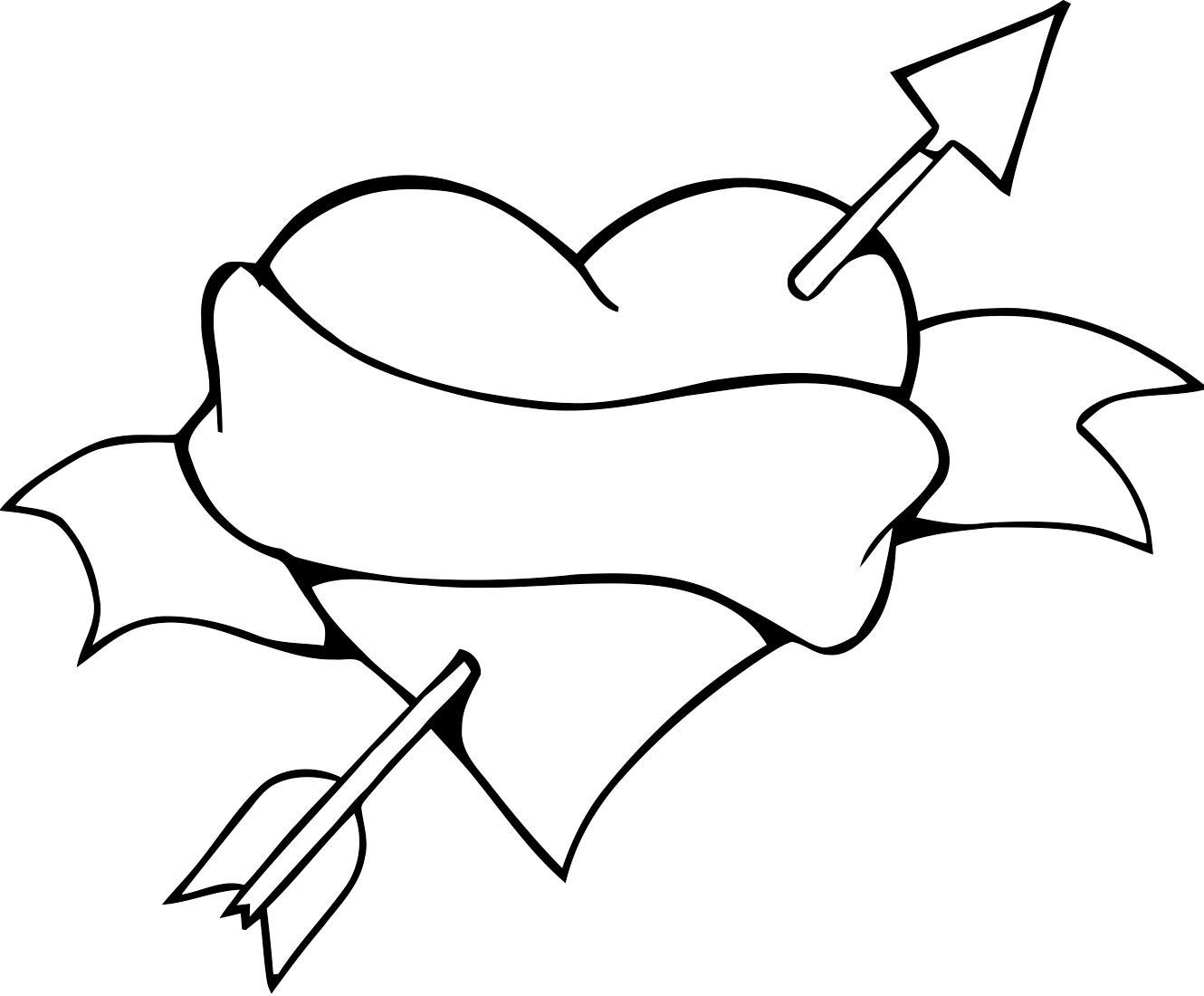 Coloring page Valentine&#39;s Day