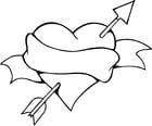 Coloring pages Valentine&#39;s Day