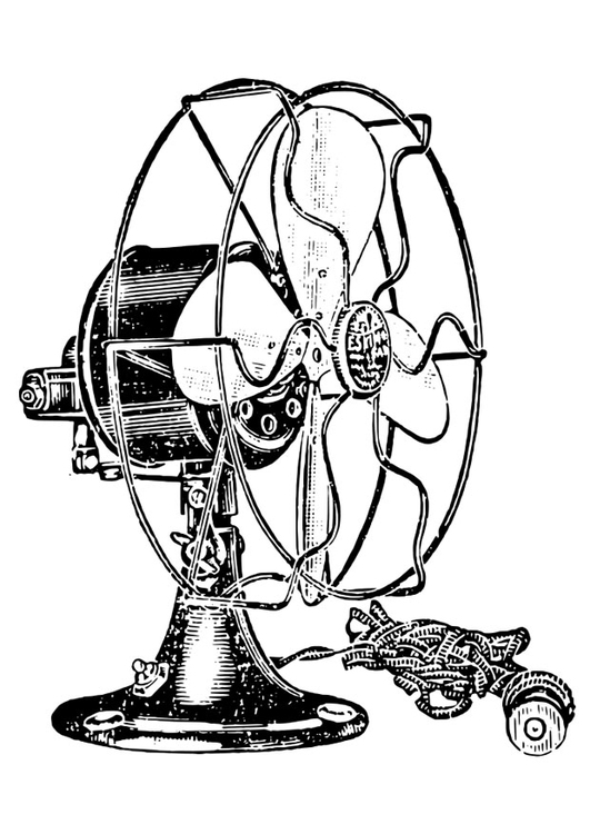 Coloring page ventilator