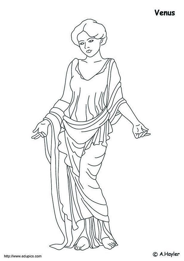 venus coloring pages