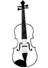 Coloring pages violin