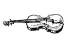 Coloring pages violin