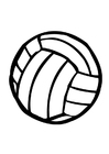 Coloring pages volleyball