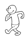 Coloring pages Walking (2)