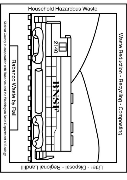 waste container train