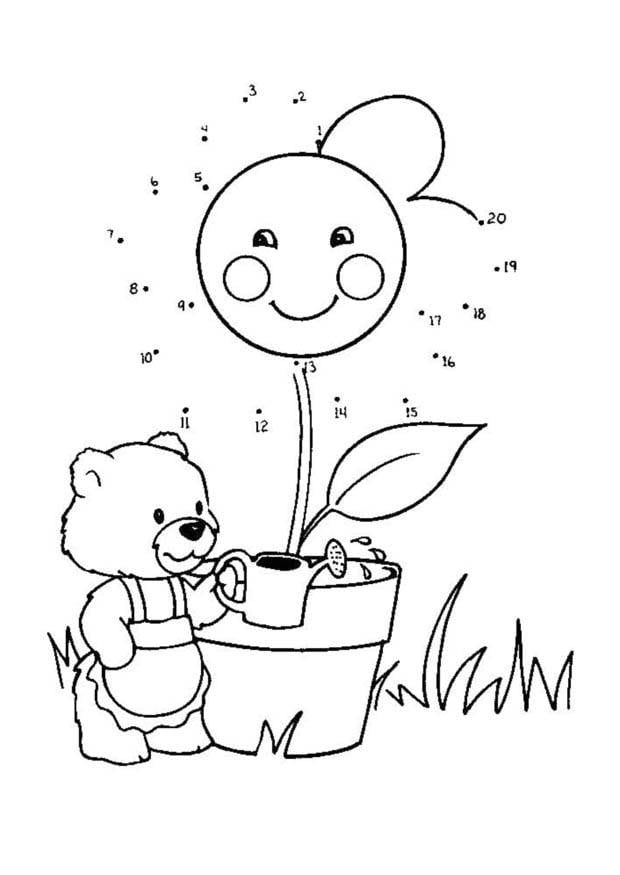 Coloring page water