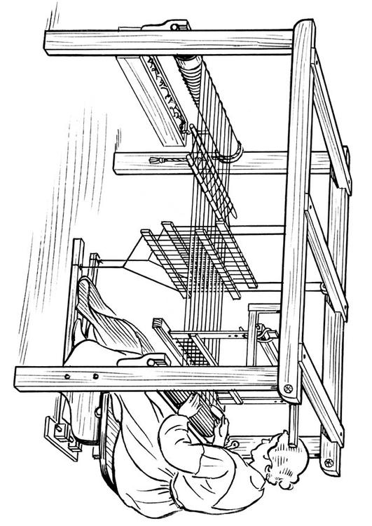 weaver at loom