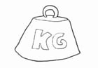 Coloring pages Weight