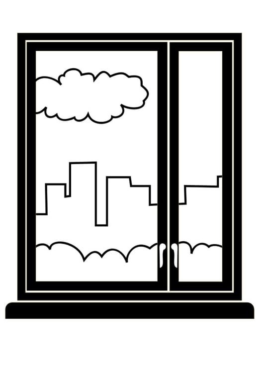 Coloring page window