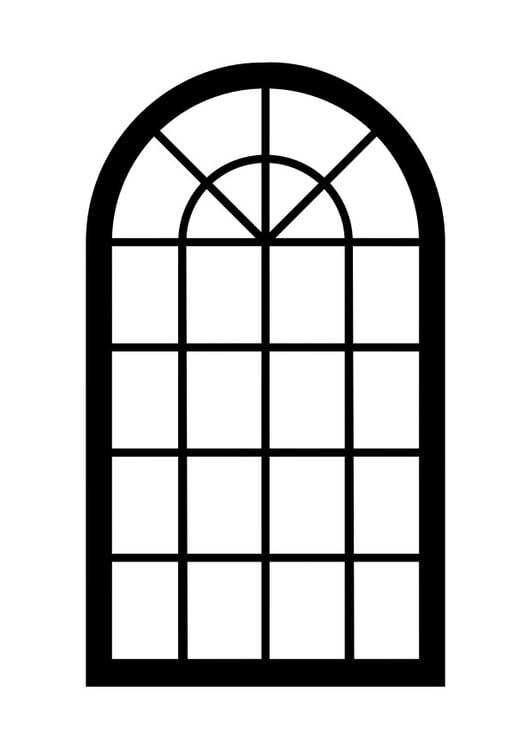 Coloring page window