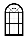 Coloring pages window