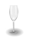 Coloring page wineglass