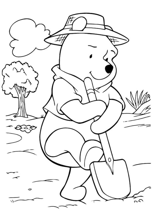 Coloring page Winnie the Pooh