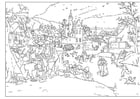 Coloring page winter -Abel Grimmer