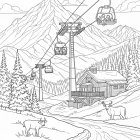 winter in the mountains