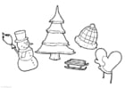 Coloring pages Winter