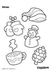 Coloring pages winter