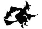 witch on broom